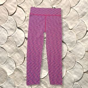 Zelos Women's Pink Multi Colored Work out Leggings Sz Large